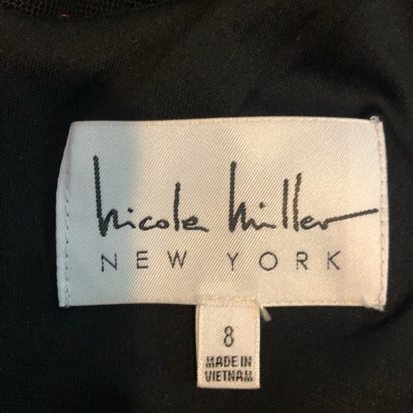 Nicole Miller Embroidered Cocktail Dress - Picture 4 of 5